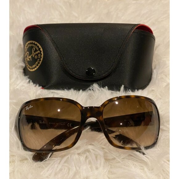 Ray Ban RB 4068 710/51 2N Brown Tortoise Gradient Sunglasses RB4068 With Case - Picture 1 of 6